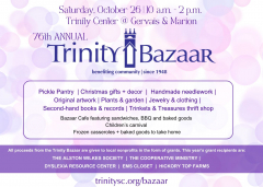 76th Annual Trinity Bazaar