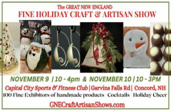 Capital City Fine Holiday Craft and Artisan Show- Nov 9 and Nov 10