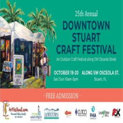 25th Annual Downtown Stuart Craft Festival