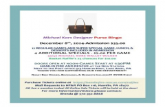 Handbag/Purse Bingo