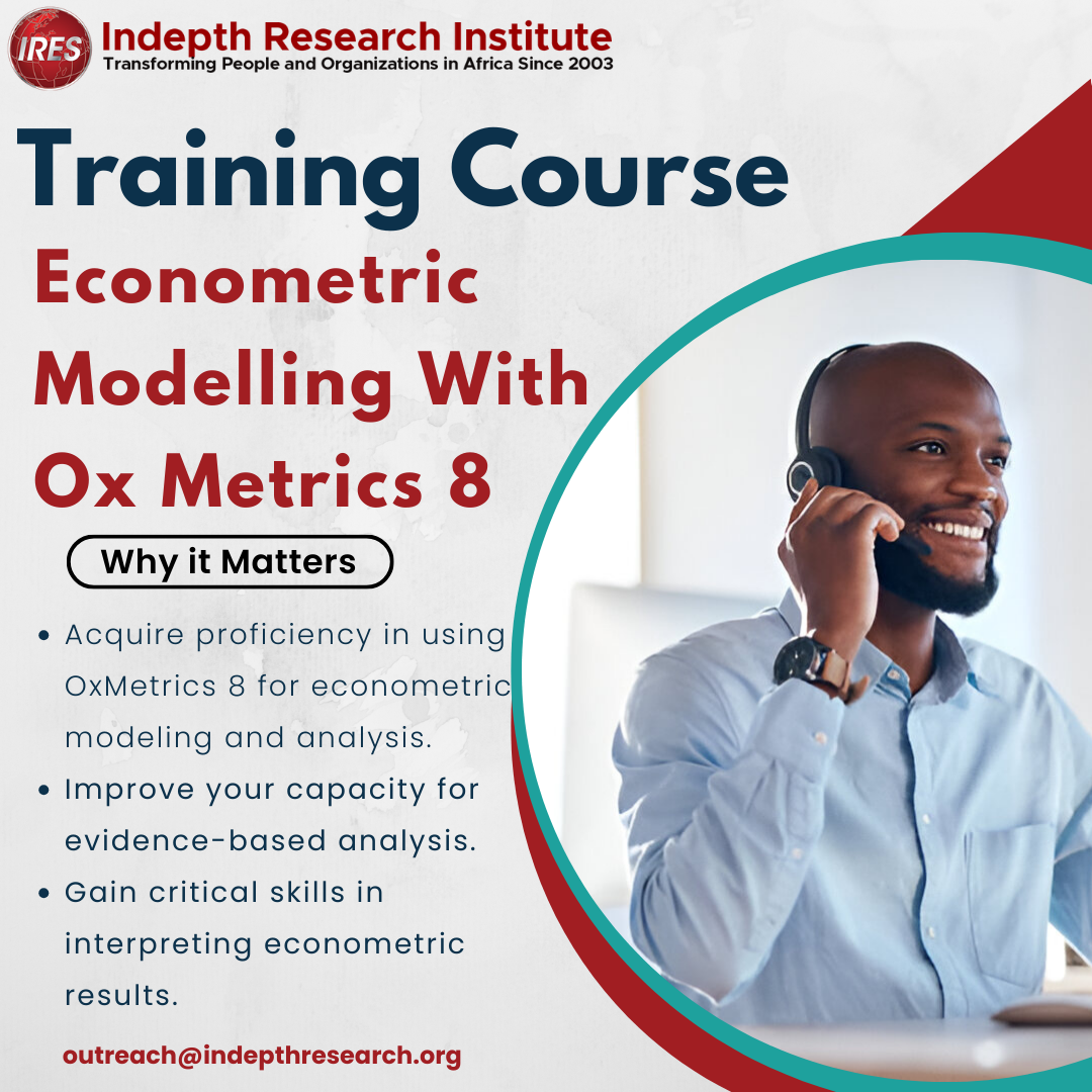 Introduction to Econometric Modelling with OX Metrics 8, Nairobi, Kenya