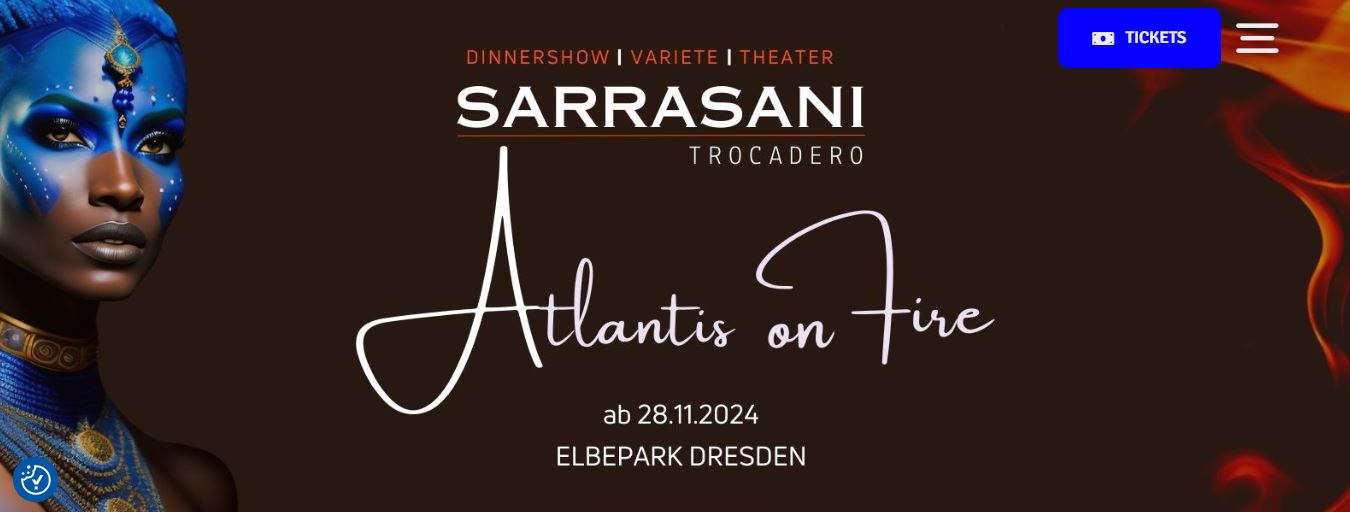 Atlantis on Fire - Dinnershow in Dresden By Sarrasani, Dresden, Germany