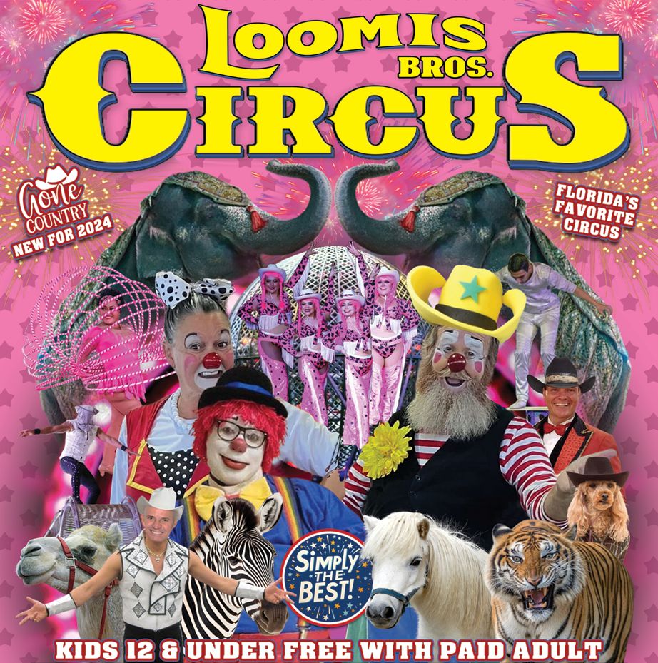 Loomis Bros. Circus 2024 Tour: Elkton, FL - Nov 1, 2 and 3 - St. Johns County Fairgrounds, Elkton, Florida, United States