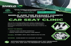 Shield and Elkhart County Health Department Car Seat Clinic