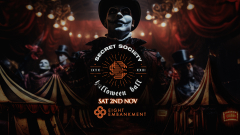 Secret Society Halloween Ball at Eight Embankment- Saturday 2nd November 2024