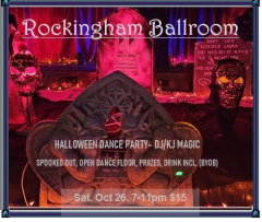 Halloween party- DJ/KJ Mr. Magic- prizes- Haunted Ballroom