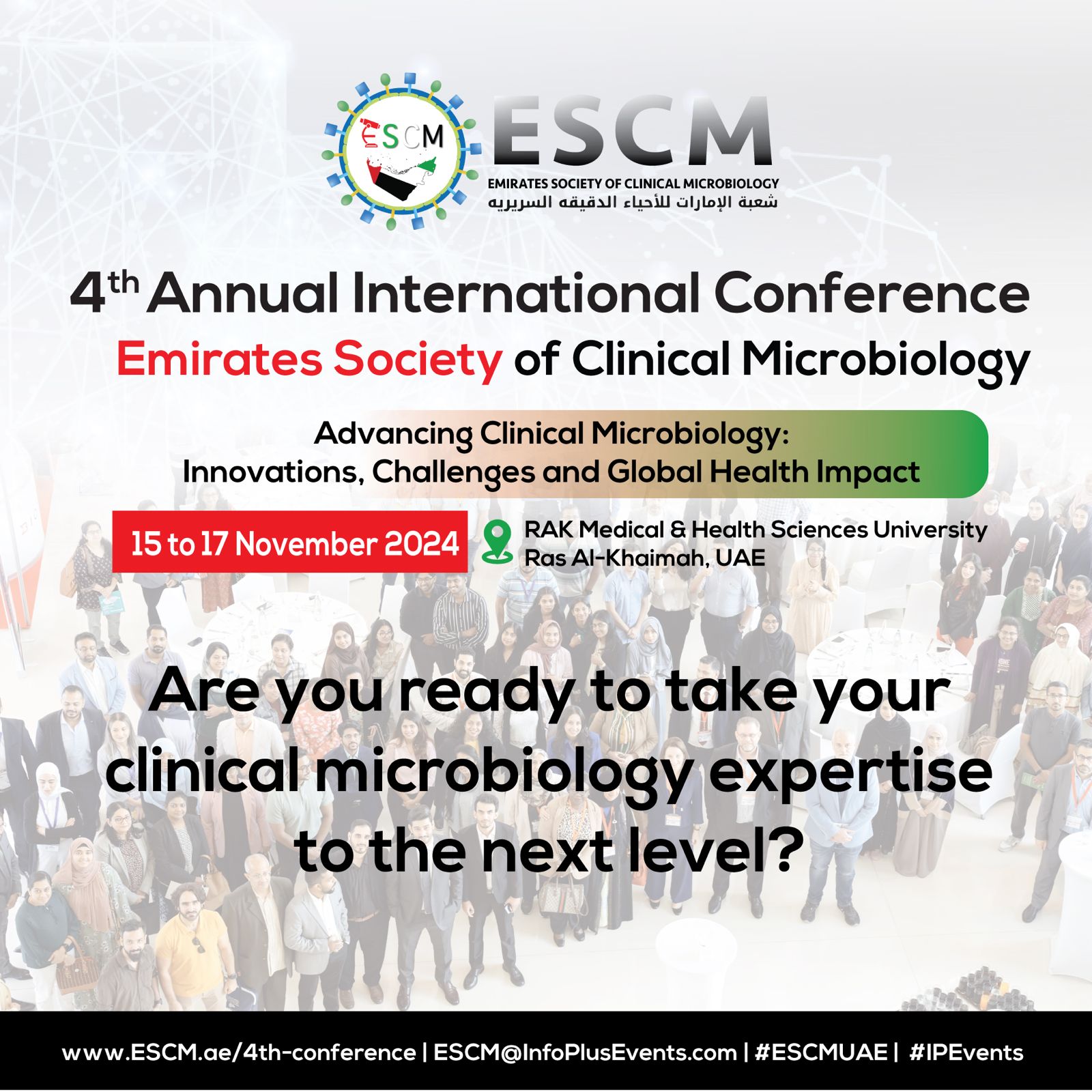 4th Annual International Conference of the Emirates Society of Clinical Microbiology (ESCM), Dubai, UAE,Ras al-Khaimah,United Arab Emirates