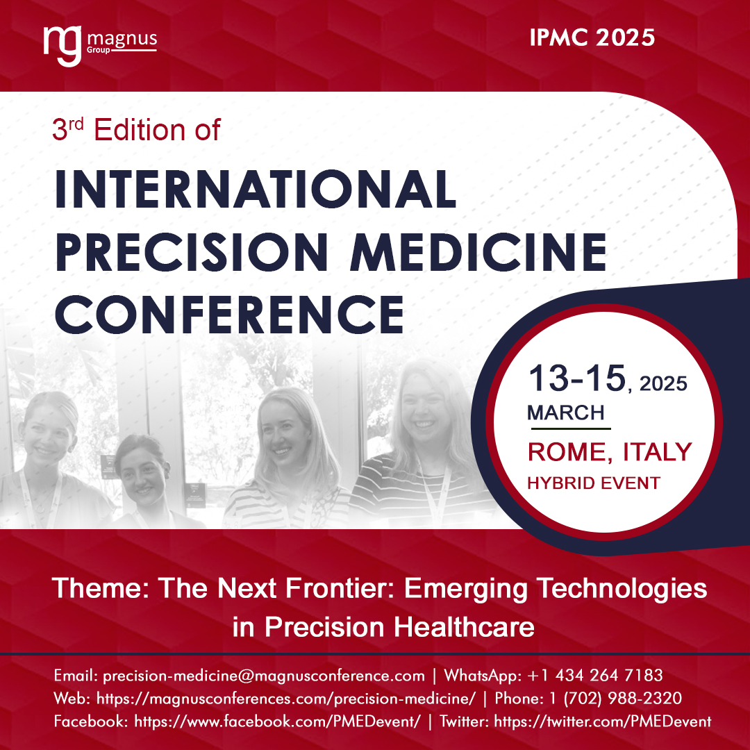 3rd Edition of International Precision Medicine Conference, Italy, Lazio, Italy