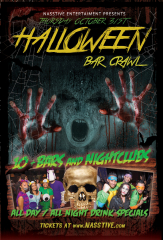 Kansas City Zombie Crawl - Halloween Bar Crawl - Thursday, October 31st!