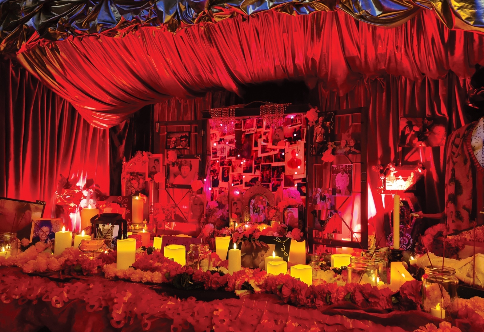 Project Altar - London's First Illuminated Art Trail of Memorial Shrines - Abney Park Cemetery, N16, London, England, United Kingdom