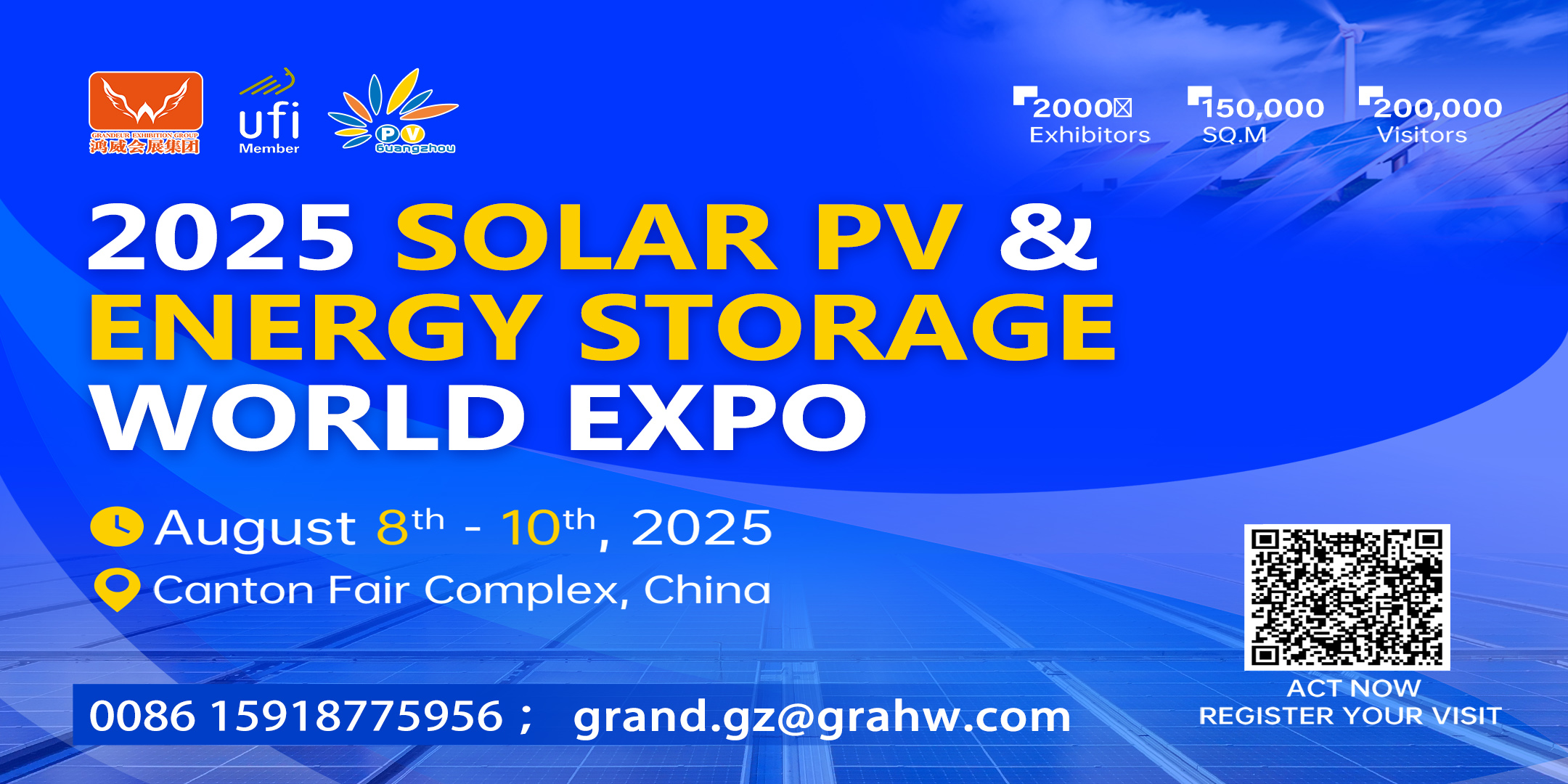 17th Solar PV and Energy Storage World Expo 2025 (PV Guangzhou), Guangzhou, Guangdong, China