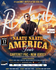 Naatu Naatu Tour - Rahul Sipligunj Live in Concert New Jersey 2024