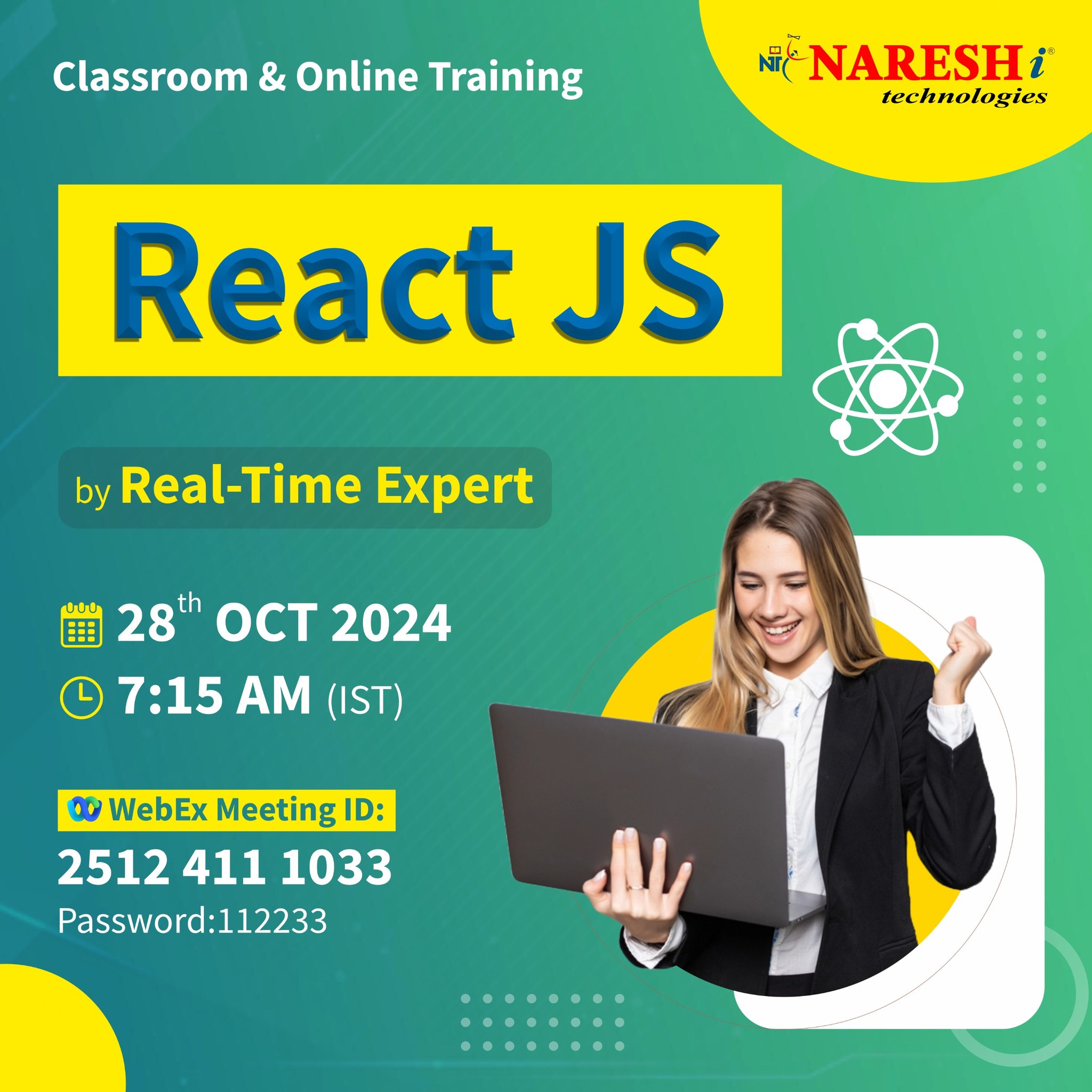 Free Demo On ReactJS Training In NareshIT, Online Event