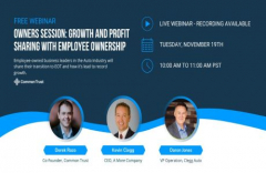 Owners Session: Profit Sharing And Growth With Employee Ownership