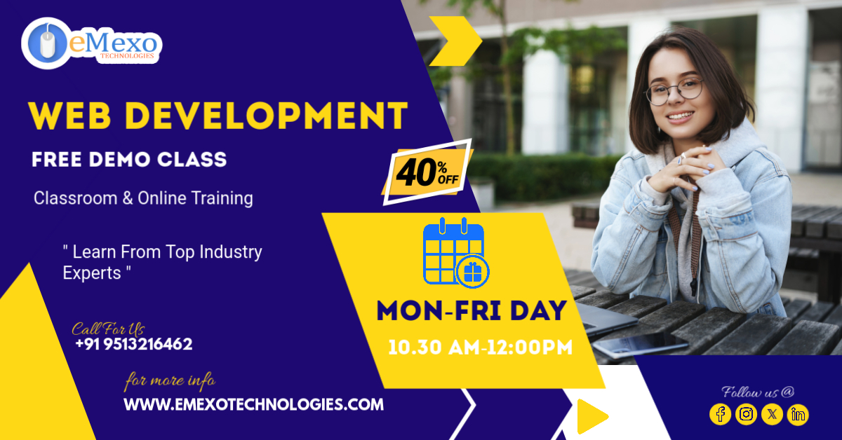 Full-Stack Web Development Training - Build Your Future at eMexo Technologies, Bangalore, Karnataka, India