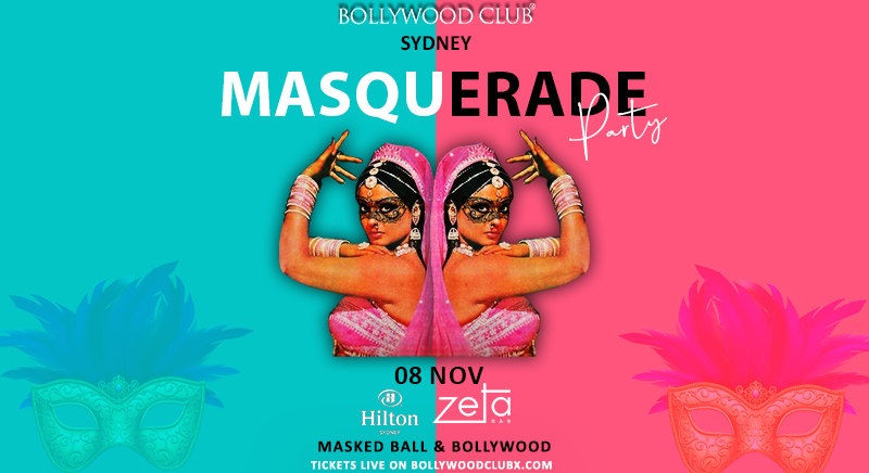 Masquerade Party at Zeta bar Hilton, Sydney, Sydney, New South Wales, Australia