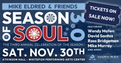 Amazing Place Music Presents Season of Soul 3.0 at Whitefish Performing Arts Center, November 30th