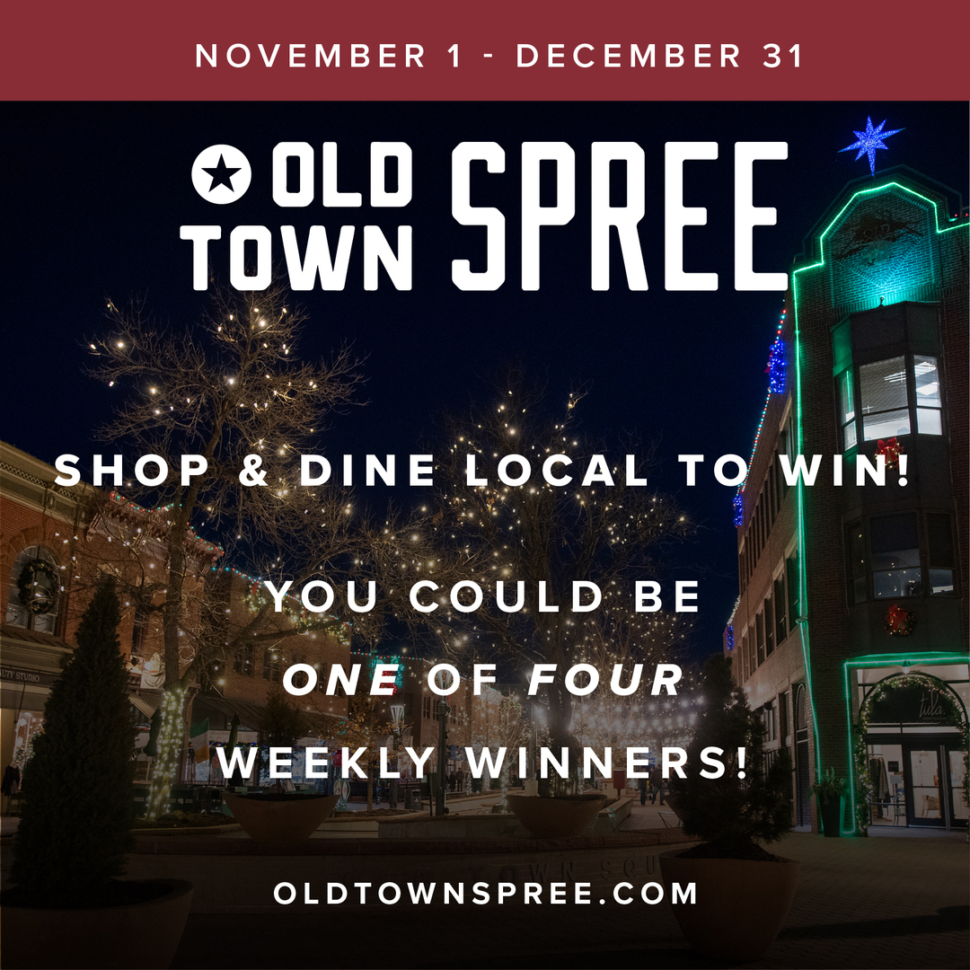 Shop and Dine Local: Win Big in Old Town This Holiday Season From November 1 - December 31, 2024, Fort Collins, Colorado, United States
