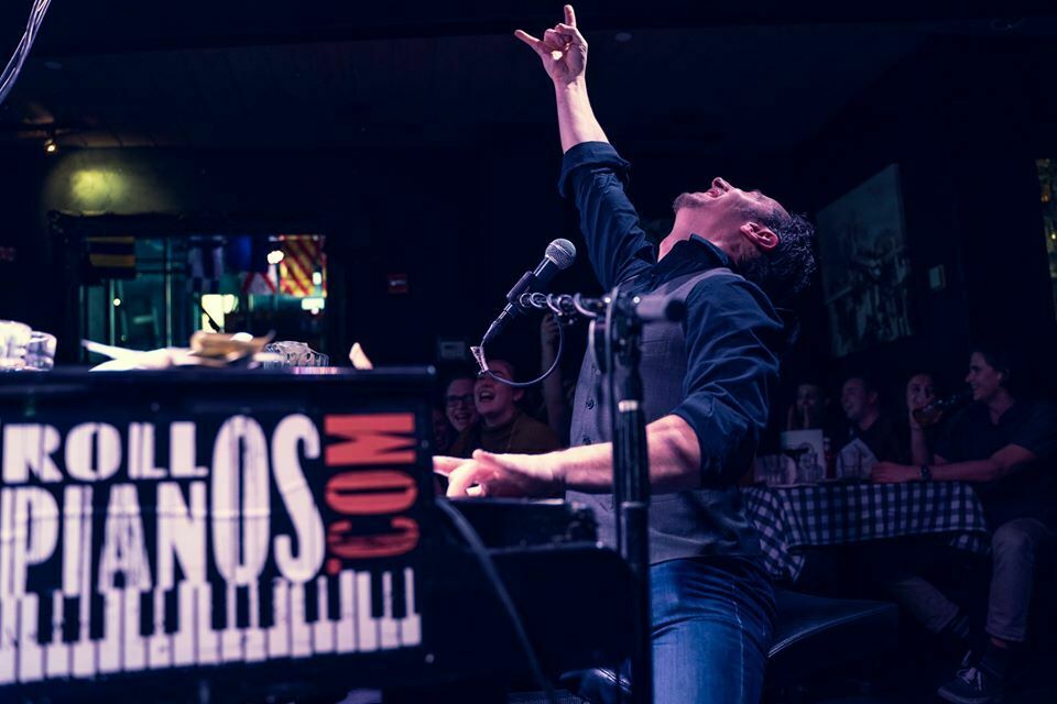 Dueling Pianos at The Beach Gallery, Keansburg, New Jersey, United States