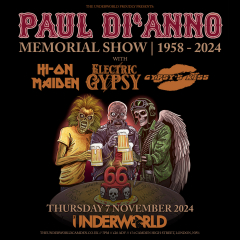 PAUL DI'ANNO | MEMORIAL SHOW at The Underworld - London