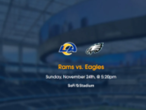 Rams vs. Eagles Tickets Nov 24, 2024, Los Angeles, California, United States