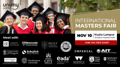 Choose Your Dream Master’s Program on November 10th in Kuala Lumpur