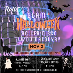 Glam Halloween Roller Disco