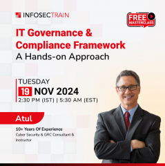 Free Masterclass on IT Governance & Compliance Framework: A Hands-on Approach