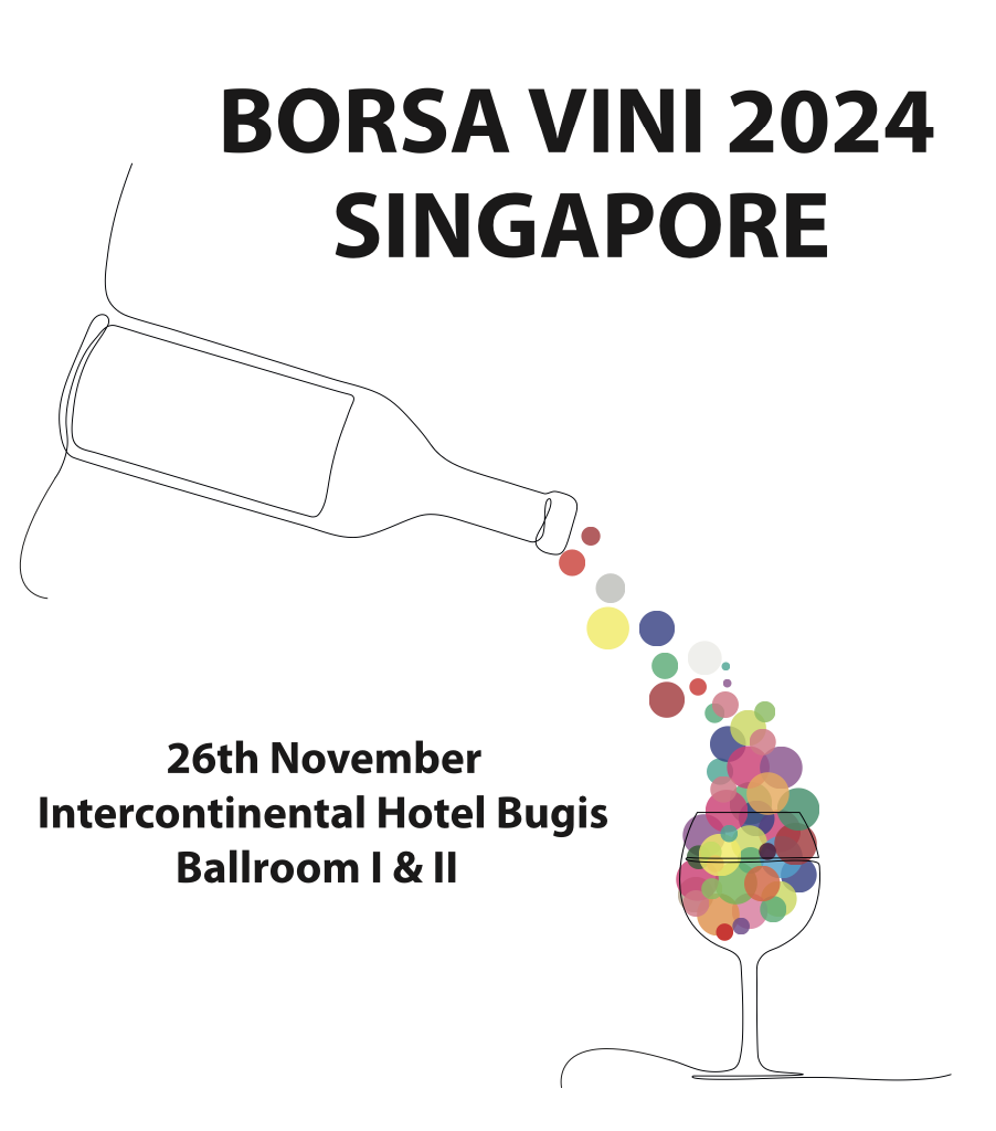 Borsa Vini 2024 to host over 100 Italian labels from 23 wineries as part of the Italian Cuisine Week, Bugis, Central, Singapore