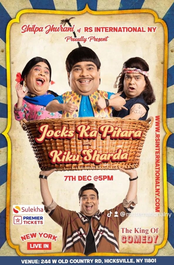 Jocks Ka Pitara with Kiku Sharda in New York 2024, Herkimer, New York, United States