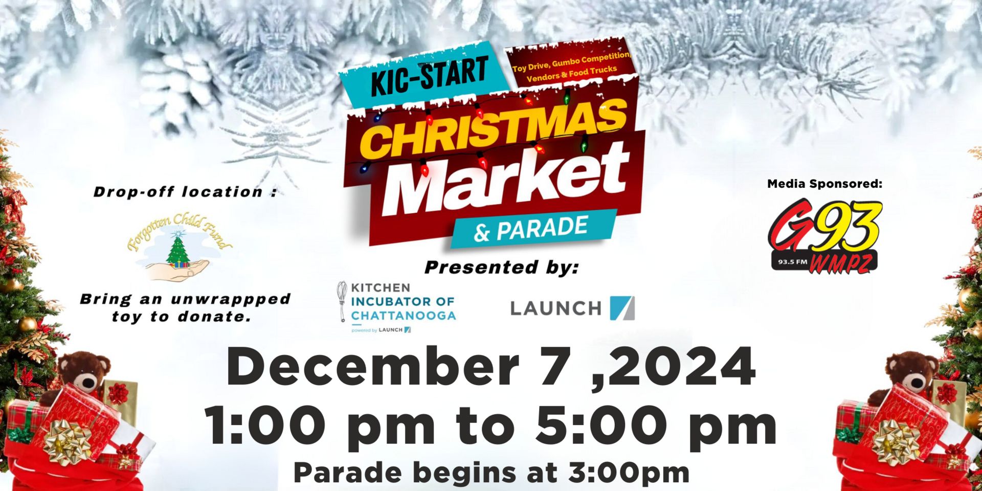 KIC- Start Christmas Market and Parade, Chattanooga, Tennessee, United States