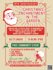 Christmas Enchantment in the Garden- 10th Anniversary Celebration