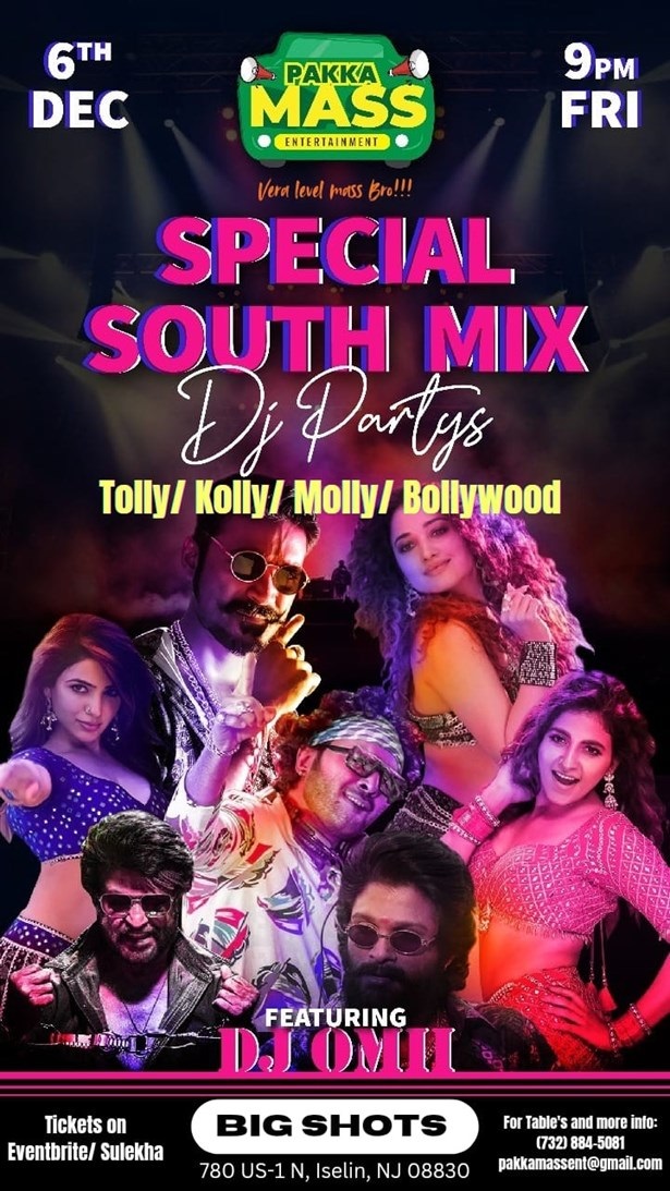 Pakka Mass South Mix DJ Night, Warren, New Jersey, United States