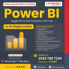 our Power BI Training In NareshIT