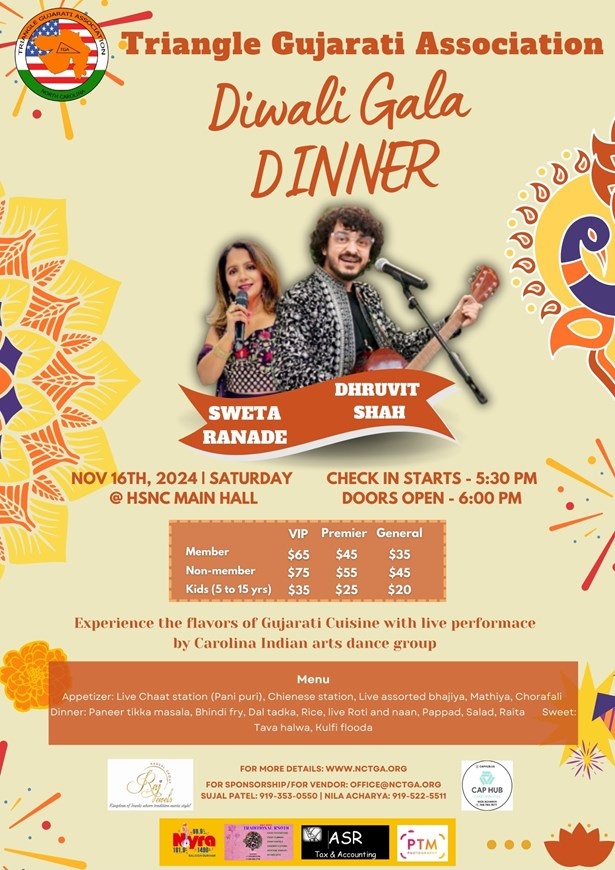 TGA Diwali Gala Dinner 2024, Morrisville, North Carolina, United States