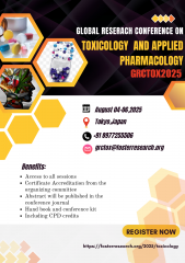 2nd Global Research Conference on Toxicology and Applied Pharmacology