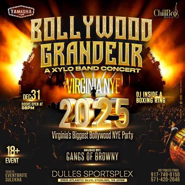 VIRGINIA BOLLYWOOD GRANDEUR NYE 2025 SPORTSPLEX, Sterling, Virginia, United States