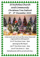 St Nicholas Church and Community Christmas tree Festival