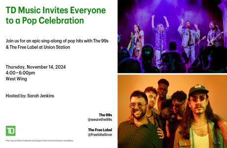 TD Music Invites Everyone to a Pop Celebration!, Toronto, Ontario, Canada