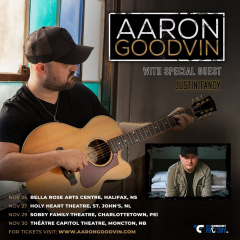 Aaron Goodvin with special guest Justin Fancy