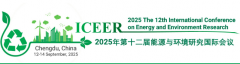 2025 12th International Conference on Energy and Environment Research (ICEER 2025)