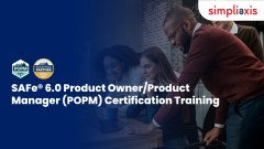 SAFe 6.0 Product Owner/Product Manager (POPM) Training On 04-05-06 December ,2024 From John Hill