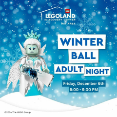 Winter Ball Adult Night at LEGOLAND Discovery Center Bay Area on December 6 from 6-9pm