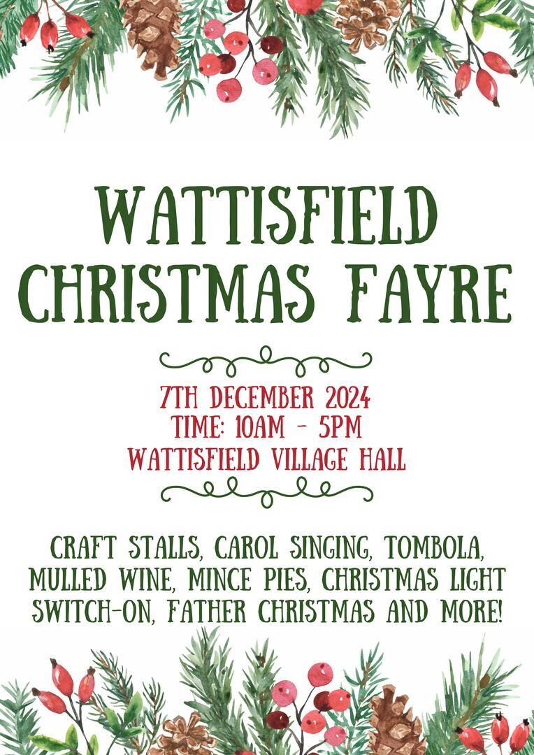 Wattisfield Christmas Fayre, Diss, England, United Kingdom