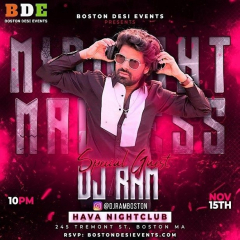 Midnight Madness - DESI FRIDAYS HAVA w/Dj RAM