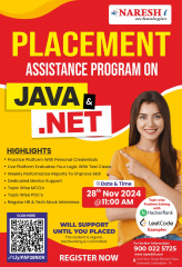 Placement Assistance Program  In NareshIT