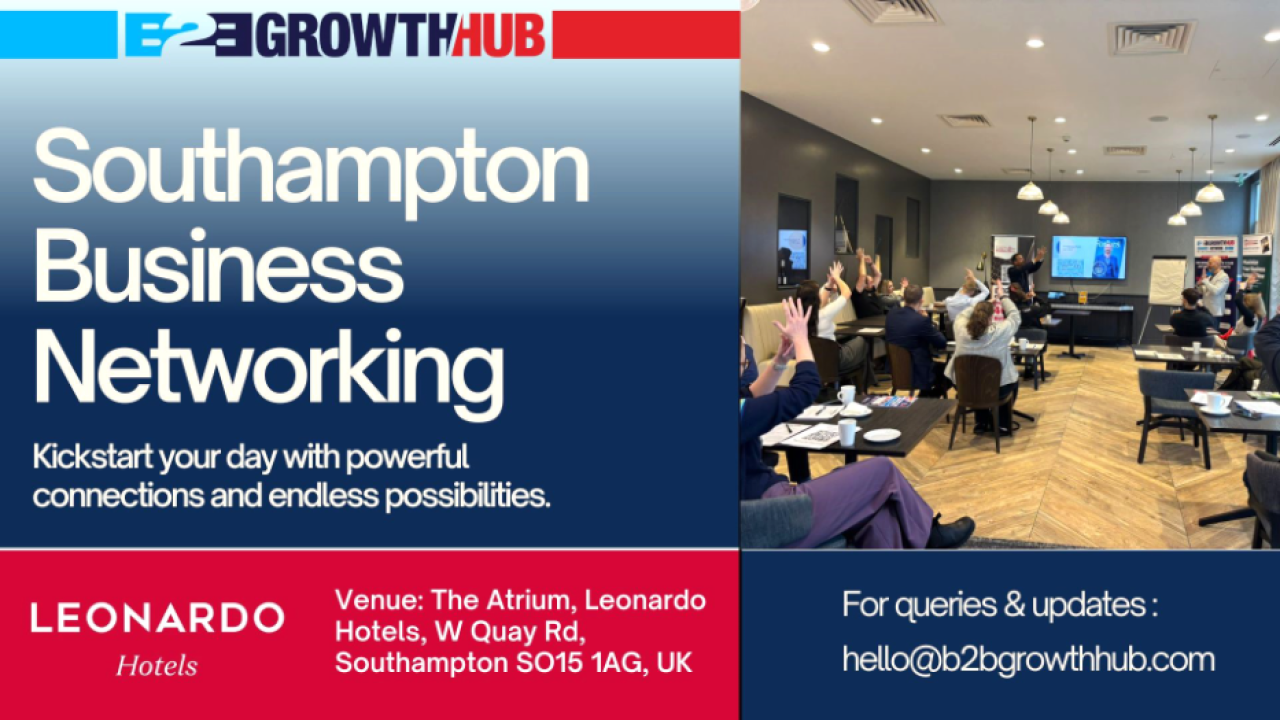 Southampton Business Breakfast: Networking Mornings at Leonardo Royal Hotel - 14th Jan 2025, Southampton, Hampshire, United Kingdom