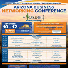 Arizona Business Networking Conference presented by Tucson Business Networking December 10-12