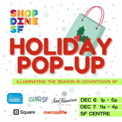 Holiday Pop-up Shop ~ Illuminating the season in downtown SF