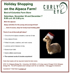 Holiday Shopping on the Farm